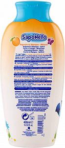 Шампунь-гель для душу Paglieri SapoNello Albicocca Абрикос Без сліз 12 х 400 мл synthetic.ua - Фото 1
