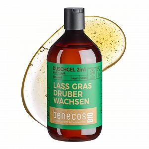 Купить Органический гель для душа 2-в-1 benecos Organic Hemp Skin & Hair веганский из переработанного пластика - Фото 1 Органический гель для душа 2-в-1 benecos Organic Hemp Skin & Hair веганский из переработанного пластика - Фото 1