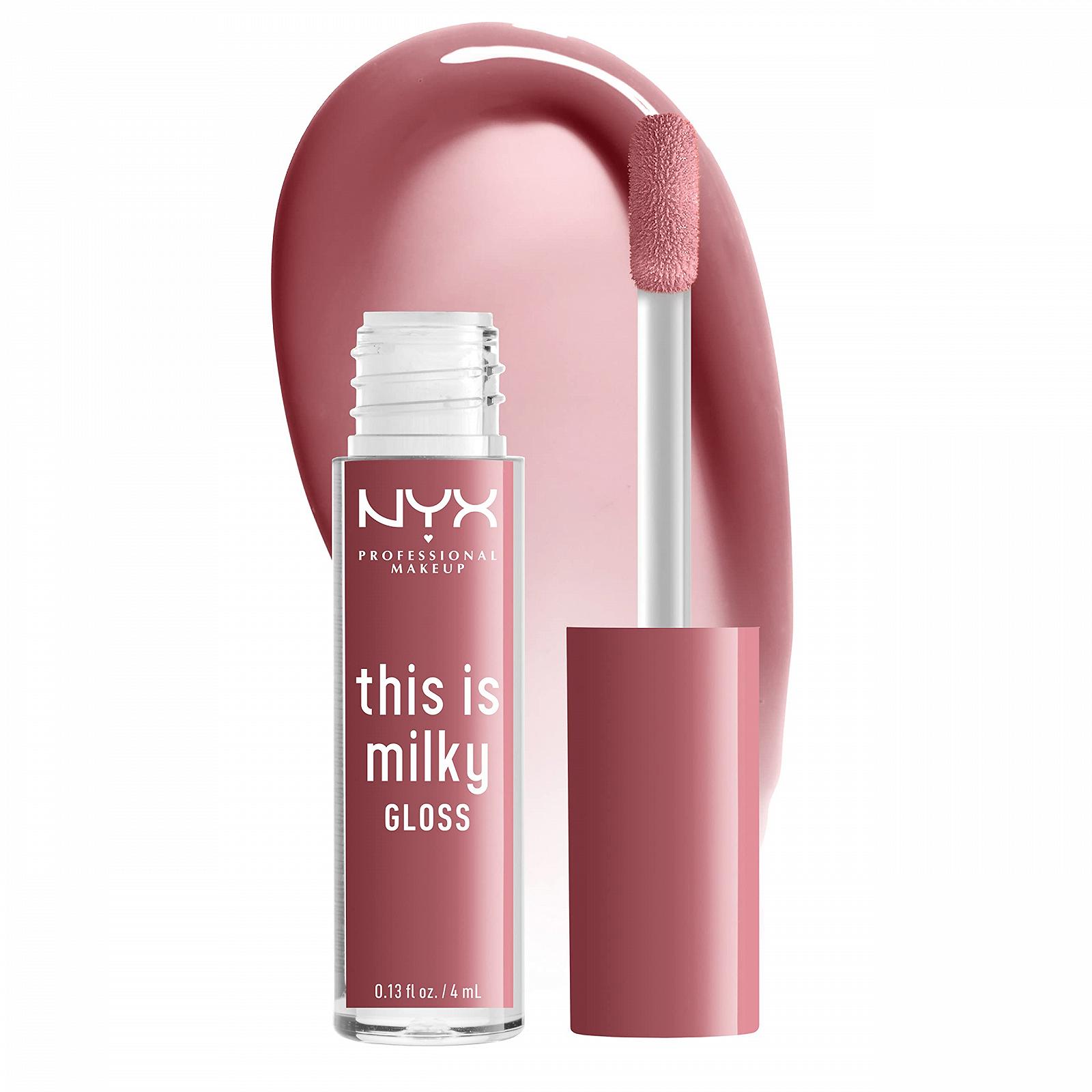 Блиск NYX PROFESSIONAL MAKEUP This Is Milky Gloss Cherry Skimmed / Запилений Рожевий Маув, фото №1