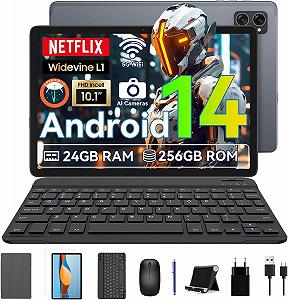 Планшет 10.1" Full HD BESTTAB A20 8+16/256Gb 8 ядер Android 14 5000 mAh Сірий - Фото 1