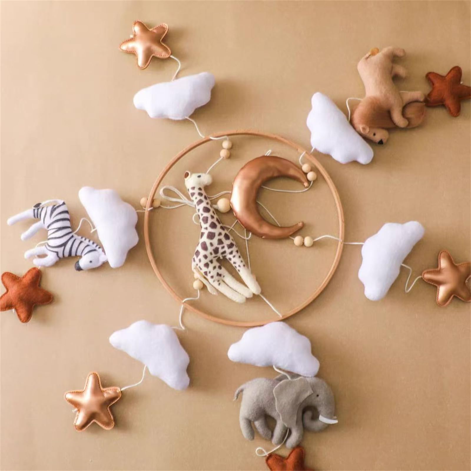 Мобиль Baby Cot Bell Forest Animals Ветряные Колокольчики 52 x 24 см, фото №4