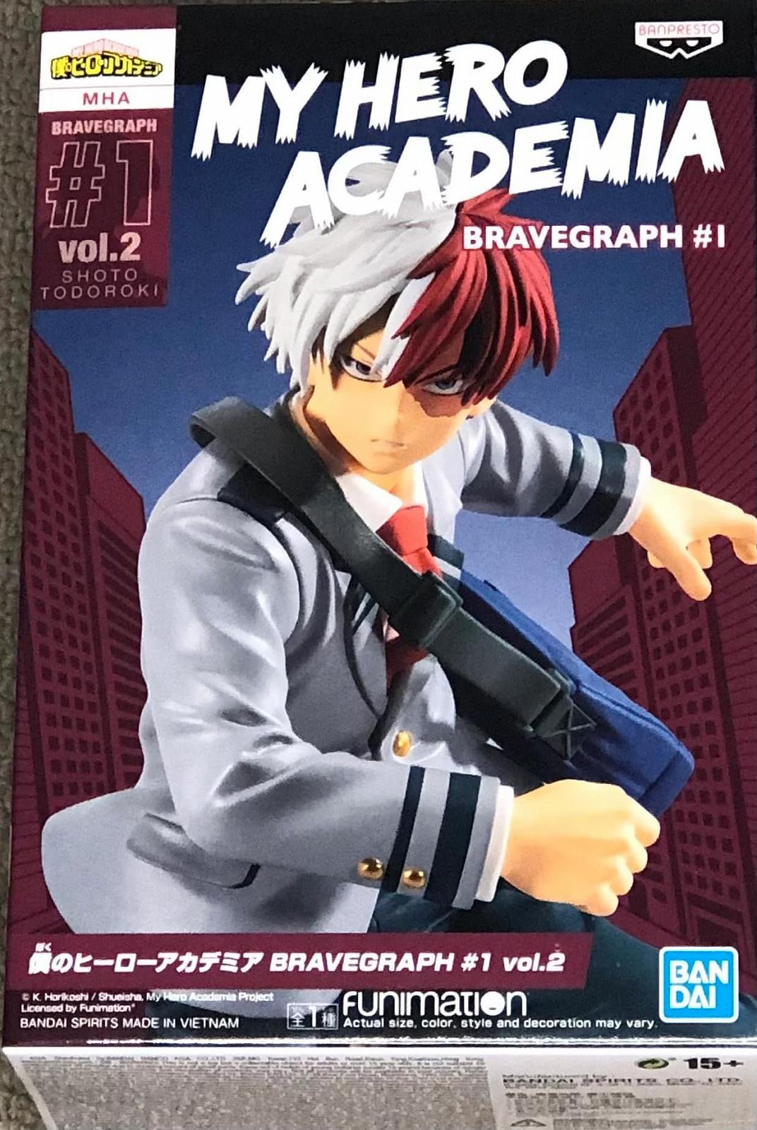Фігурка Banpresto My Hero Academia Shoto Todoroki Bravegraf, 14 см, фото №1