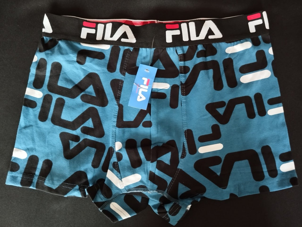 Чоловічі зелені труси боксери Fila, фото №1