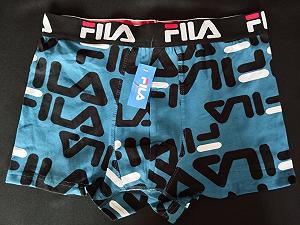 Чоловічі зелені труси боксери Fila - Фото 1