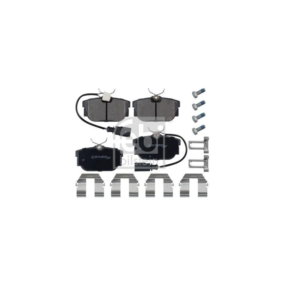 Комплект гальмівних колодок, дискове гальмо FEBI BILSTEIN 16408 для SEAT VW задня вісь, фото №2