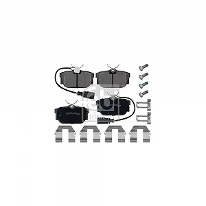 Комплект гальмівних колодок, дискове гальмо FEBI BILSTEIN 16408 для SEAT VW задня вісь synthetic.ua - Фото 1