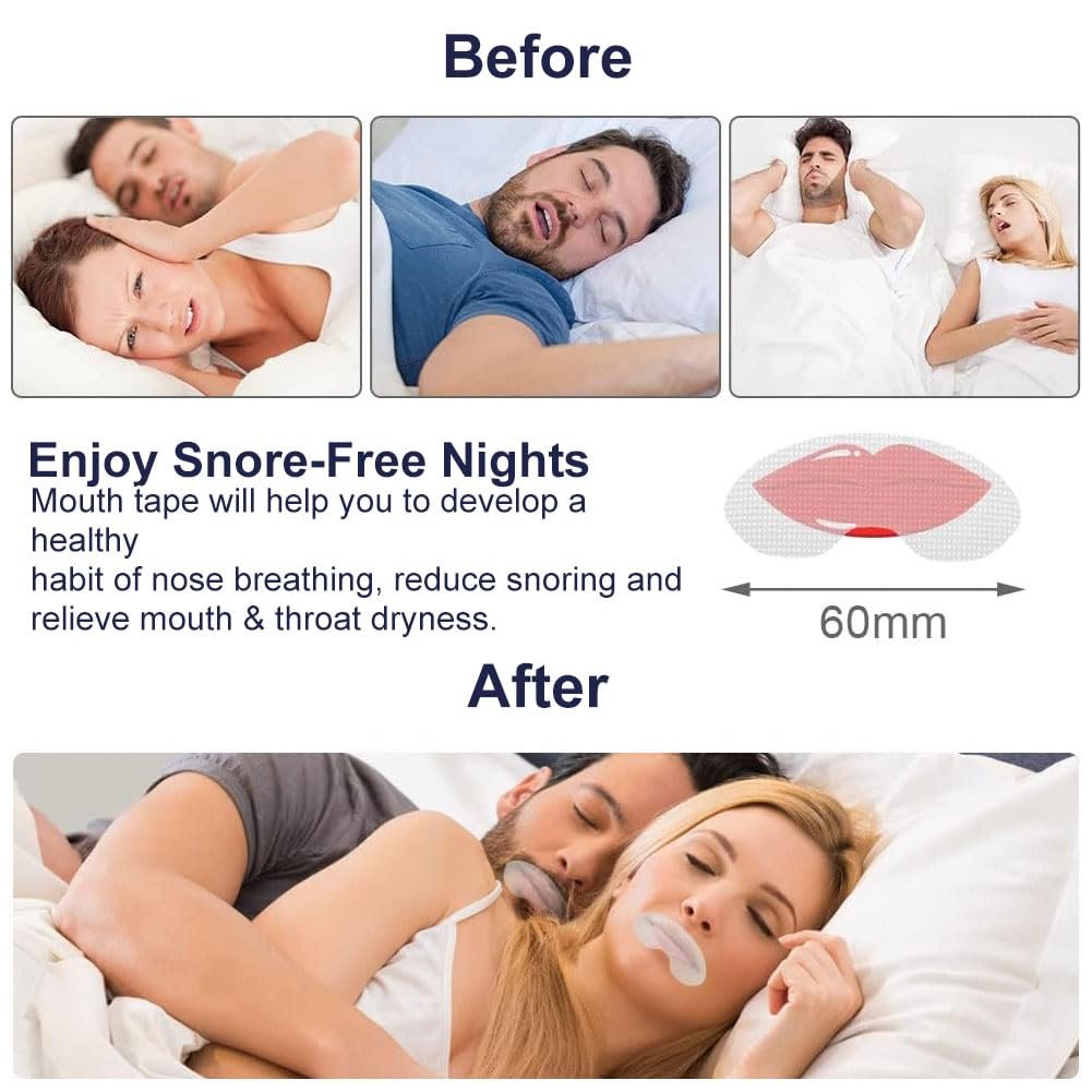 Пластирі для сну Premium, набір 90 шт, пластирі проти хропіння, фото №5