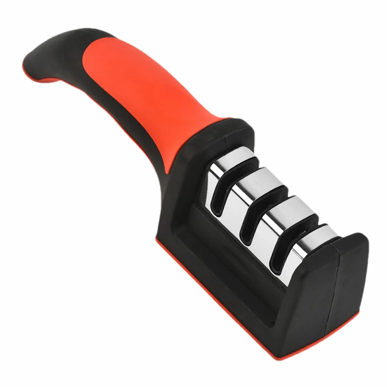 Точило для ножів та ножиць кухонна 4-ступінчаста професійна нековзна, фото №7 Точило для ножів та ножиць кухонна 4-ступінчаста професійна нековзна, фото №7