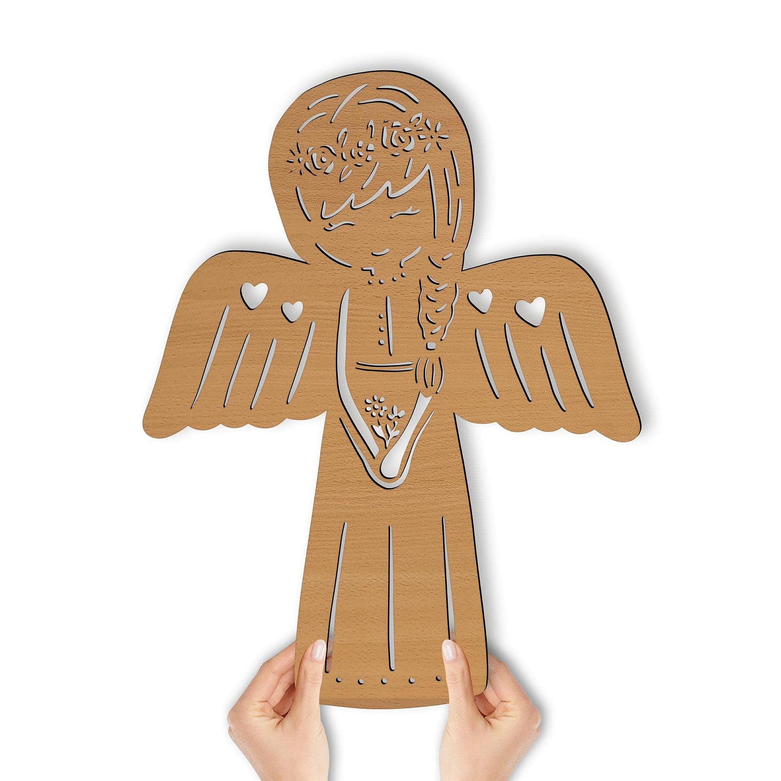 Настенный светильник Guardian Angel I ночник Snooze Light детская комната дети девочки мальчики I MDF дерево на батарейках, фото №2 Настенный светильник Guardian Angel I ночник Snooze Light детская комната дети девочки мальчики I MDF дерево на батарейках, фото №2