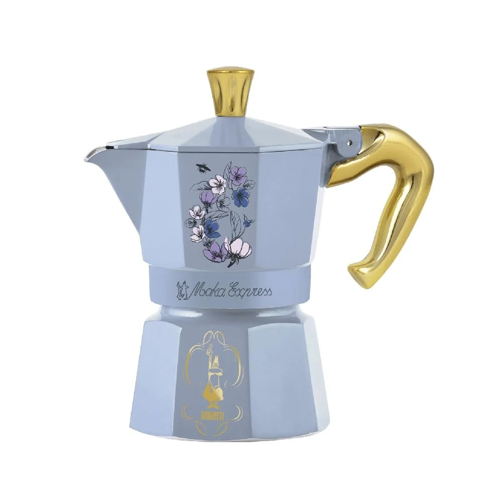 Кавник Bialetti Moka Express Bridgerton 3 Cup Захист від опіків Неіндукційний 3 чашки (130 мл), фото №2