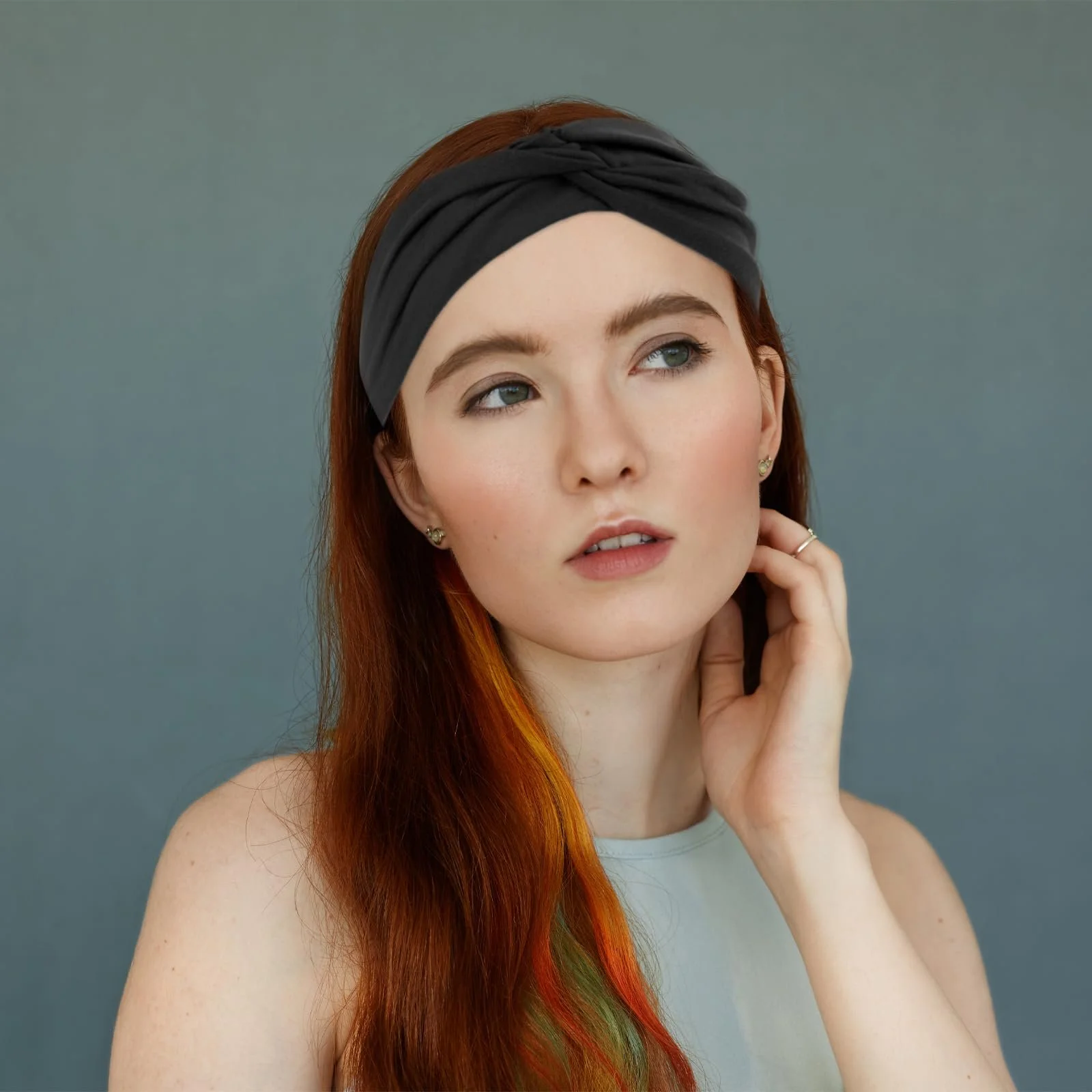 Набір пов'язок на голову 2 шт Широка еластична, фото №5