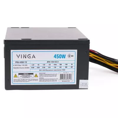Блок питания Vinga 450W (PSU-450-12), фото №6