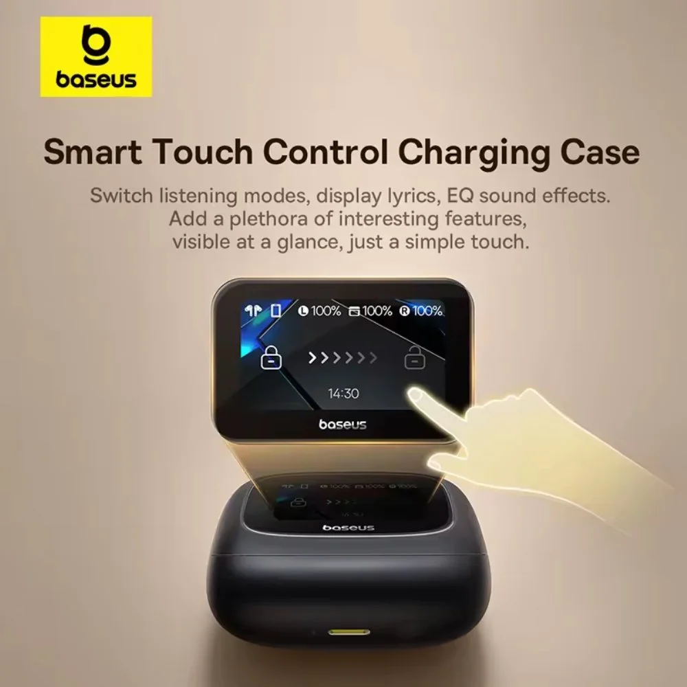 Наушники Baseus Bowie M2s Ultra Hi-Res LHDC ANC -52dB BT5.4 Black, фото №2