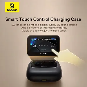 Наушники Baseus Bowie M2s Ultra Hi-Res LHDC ANC -52dB BT5.4 Black synthetic.ua - Фото 1