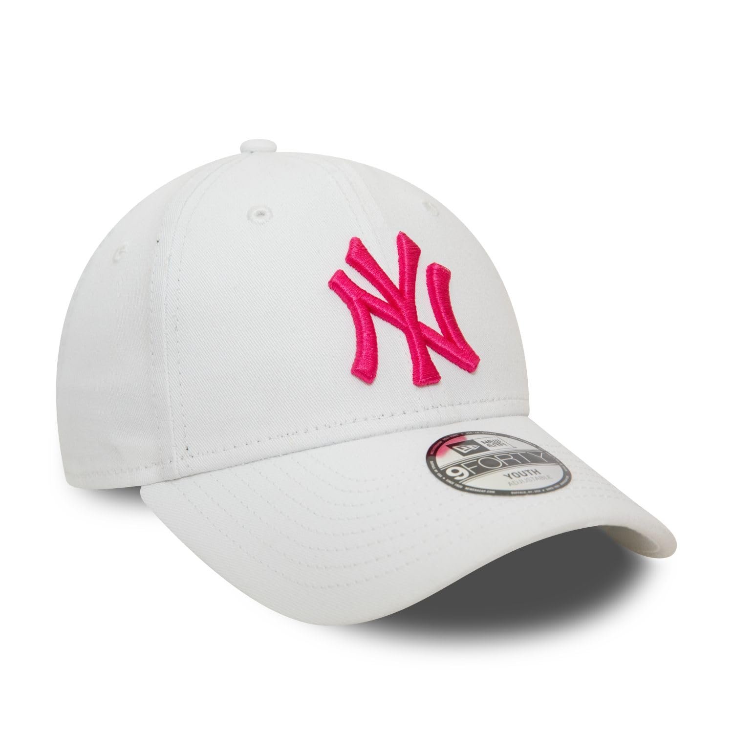 Кепка New Era 9Forty New York Yankees детская White/Pink, фото №3