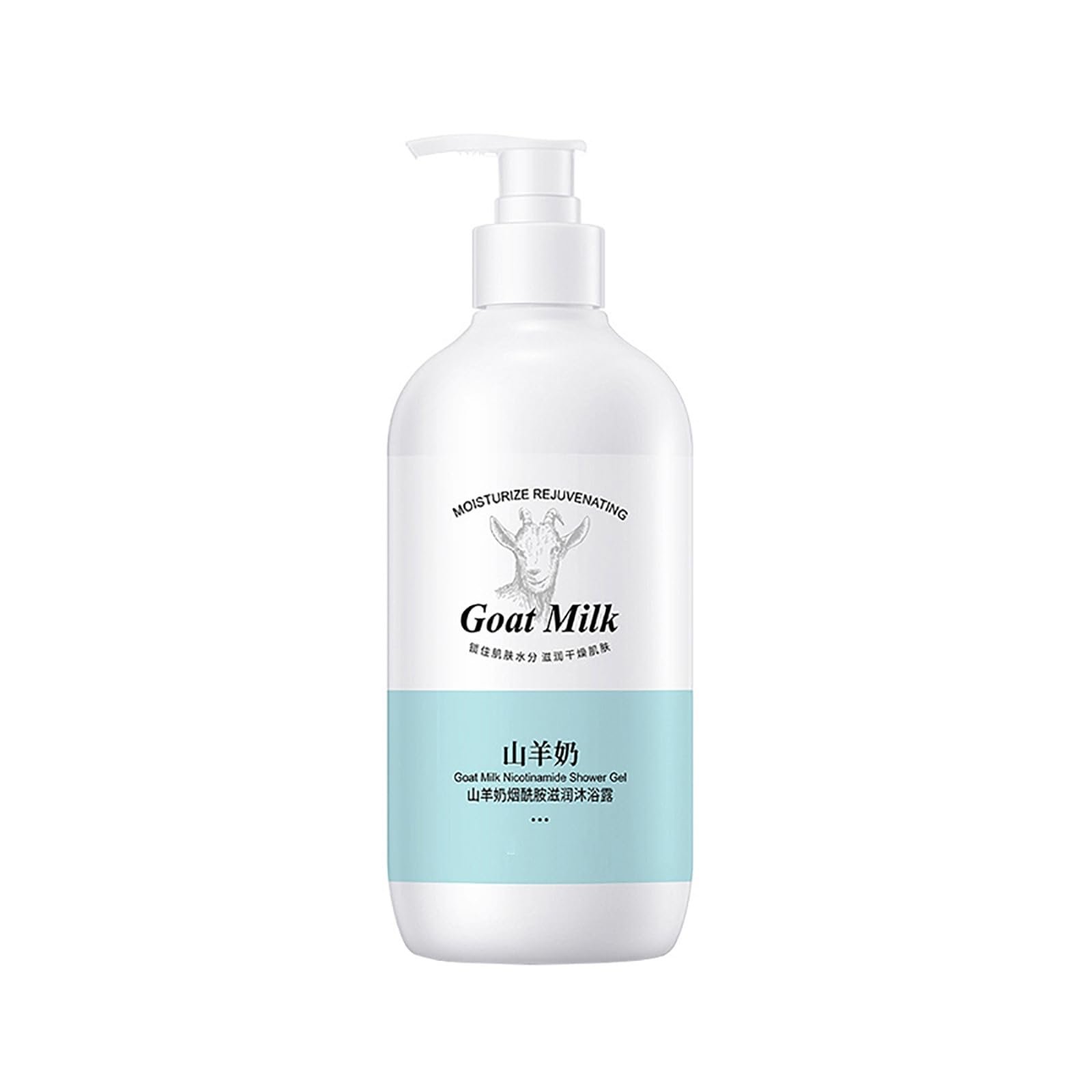 Гель для душу Goatmilk Whitening з козячим молоком та нікотинамідом 500 мл, фото №1
