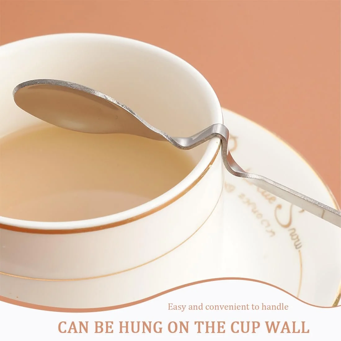 Ложка для меду з довгою ручкою WUSJCOF, нержавіюча сталь, набір 2 шт., фото №4 Ложка для меду з довгою ручкою WUSJCOF, нержавіюча сталь, набір 2 шт., фото №4