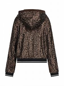 Жіноча кофта на блискавці Guess Mini Sequins, Eagle Green ціна на synthetic.ua - Фото 1 Жіноча кофта на блискавці Guess Mini Sequins, Eagle Green synthetic.ua - Фото 1