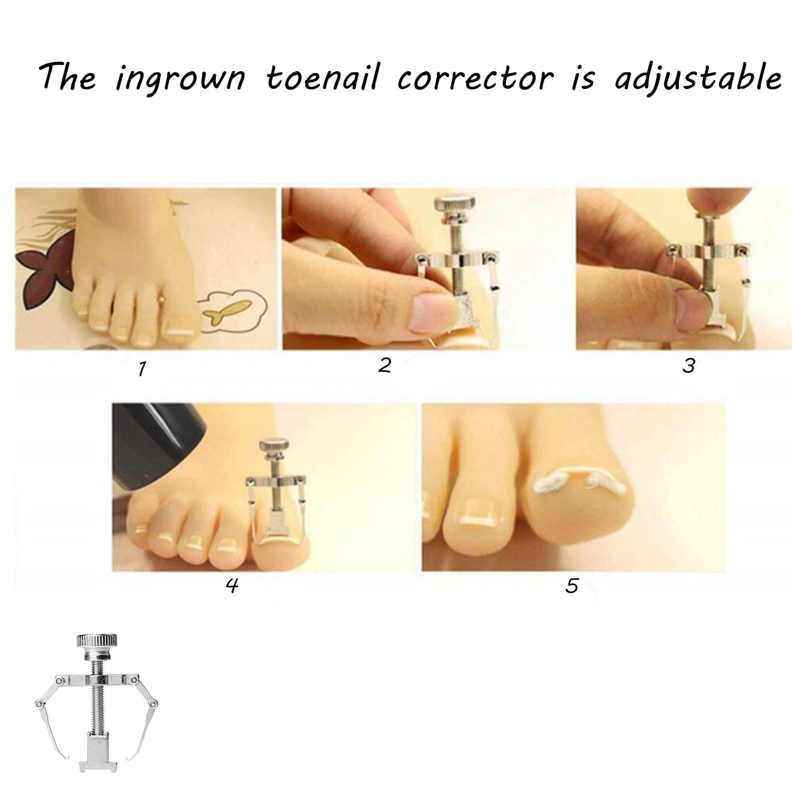 Набір для педикюра 11 штук, фото №4 Набір для педикюра 11 штук, фото №4