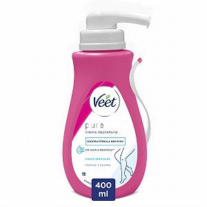 Крем для депиляции Veet Sensitive Skin Dispenser 400 мл - Фото 1