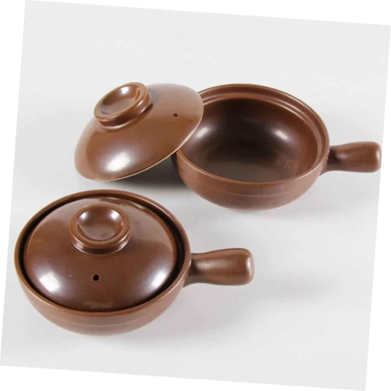 Горщик для рису VALICLUD керамічний термостійкий антипригарний з двома ручками, фото №7