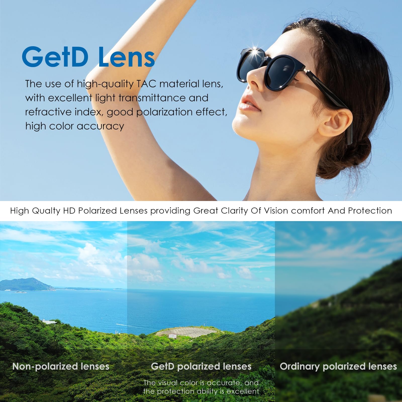 Великі круглі поляризовані сонцезахисні окуляри, фото №8