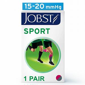 Спортивные носки JOBST Sports Running - Спортивная компрессия для мужчин и женщин - Помогает улучшить кровообращение - Мягкие, легкие и дышащие, Розовый, XL - Фото 1