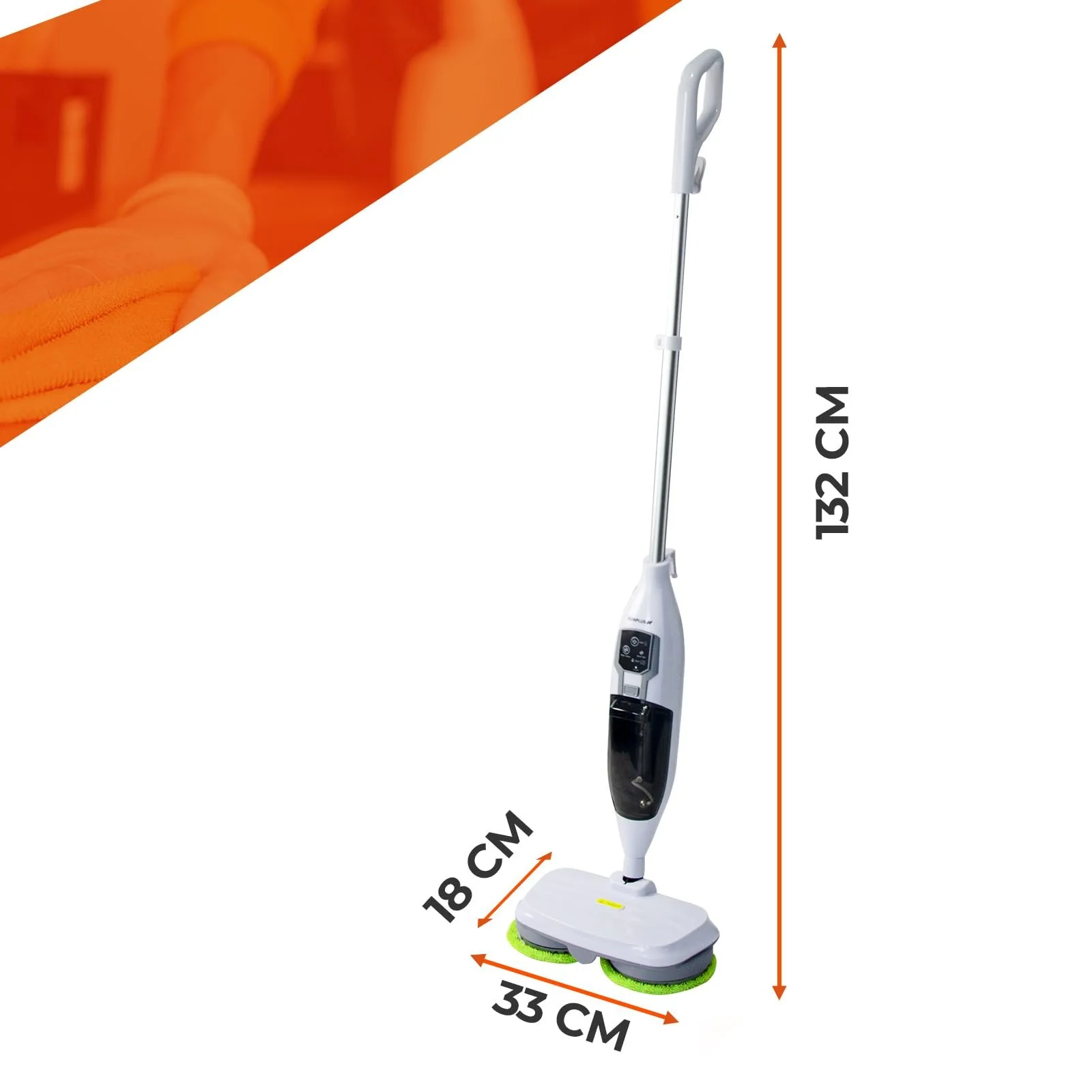 Пароочисник 10-в-1 1300 W 550 ml, фото №5