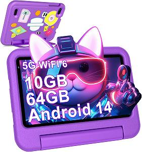 Планшет 7" DEERTIME E10 4+6/64Gb 5G 8 ядер Android 14 3500 mAh Чорний - Фото 1