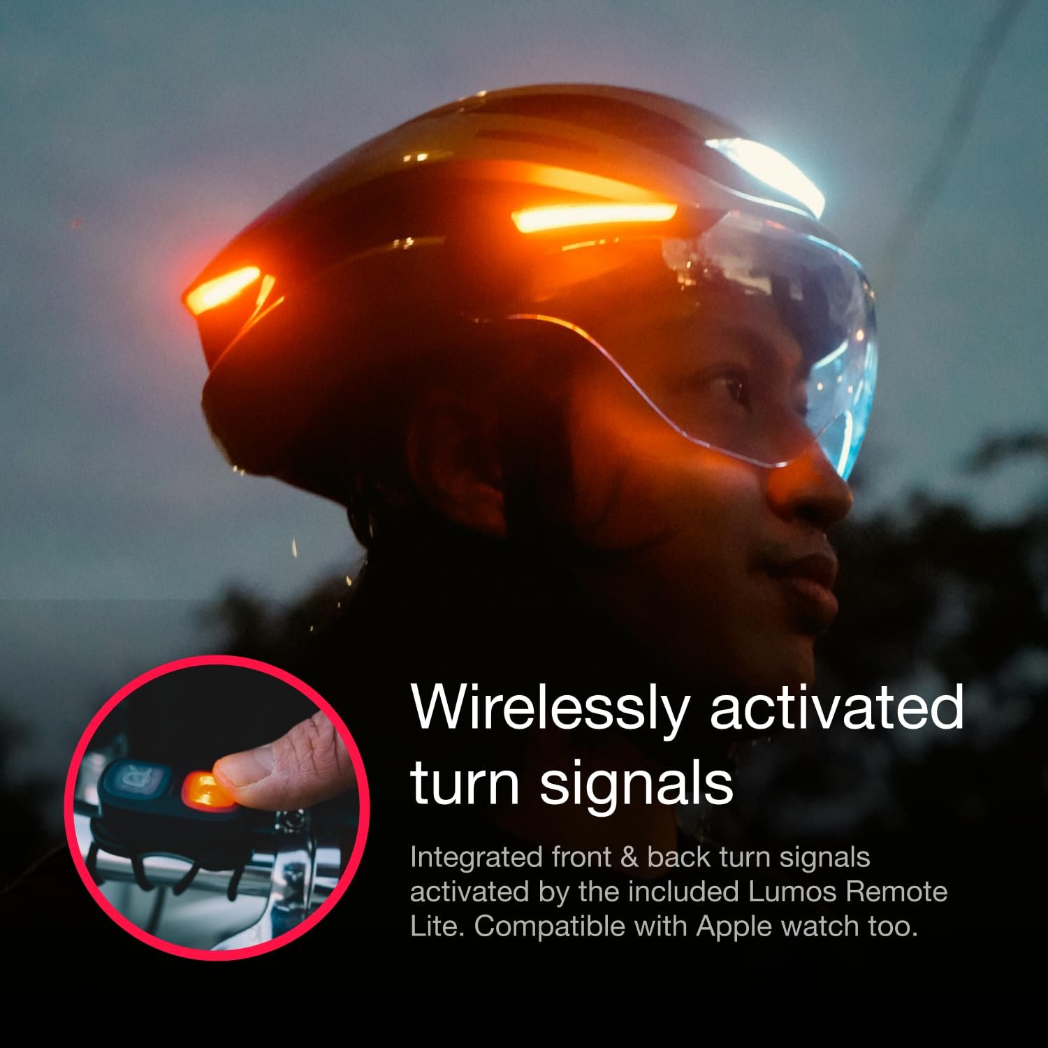 Шолом Smart Lumos Ultra E-Bike з передніми та задніми LED ліхтарями, висувним захисним щитком, з керуванням через додаток, NTA 8667 Certified, для електровелосипеда, самоката, велосипеда, для дорослих, чоловіків та жінок, фото №3
