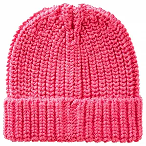 В'язана шапка United Colors of Benetton для дівчаток Рожевий synthetic.ua - Фото 1