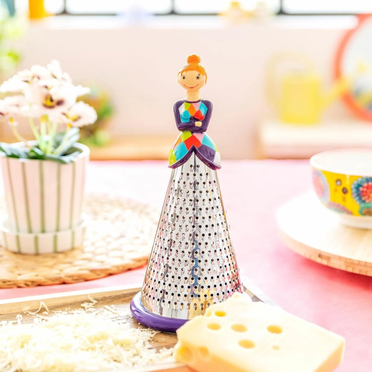 Велика терка Pylones MA Dame, висота 23 см, фіолетова, пластик, фото №2 Велика терка Pylones MA Dame, висота 23 см, фіолетова, пластик, фото №2