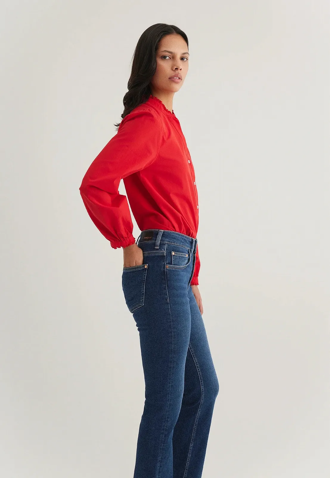 Женская блузка MAVI LONG SLEEVE BLOUSE Tango Red - S, фото №2 Женская блузка MAVI LONG SLEEVE BLOUSE Tango Red - S, фото №2