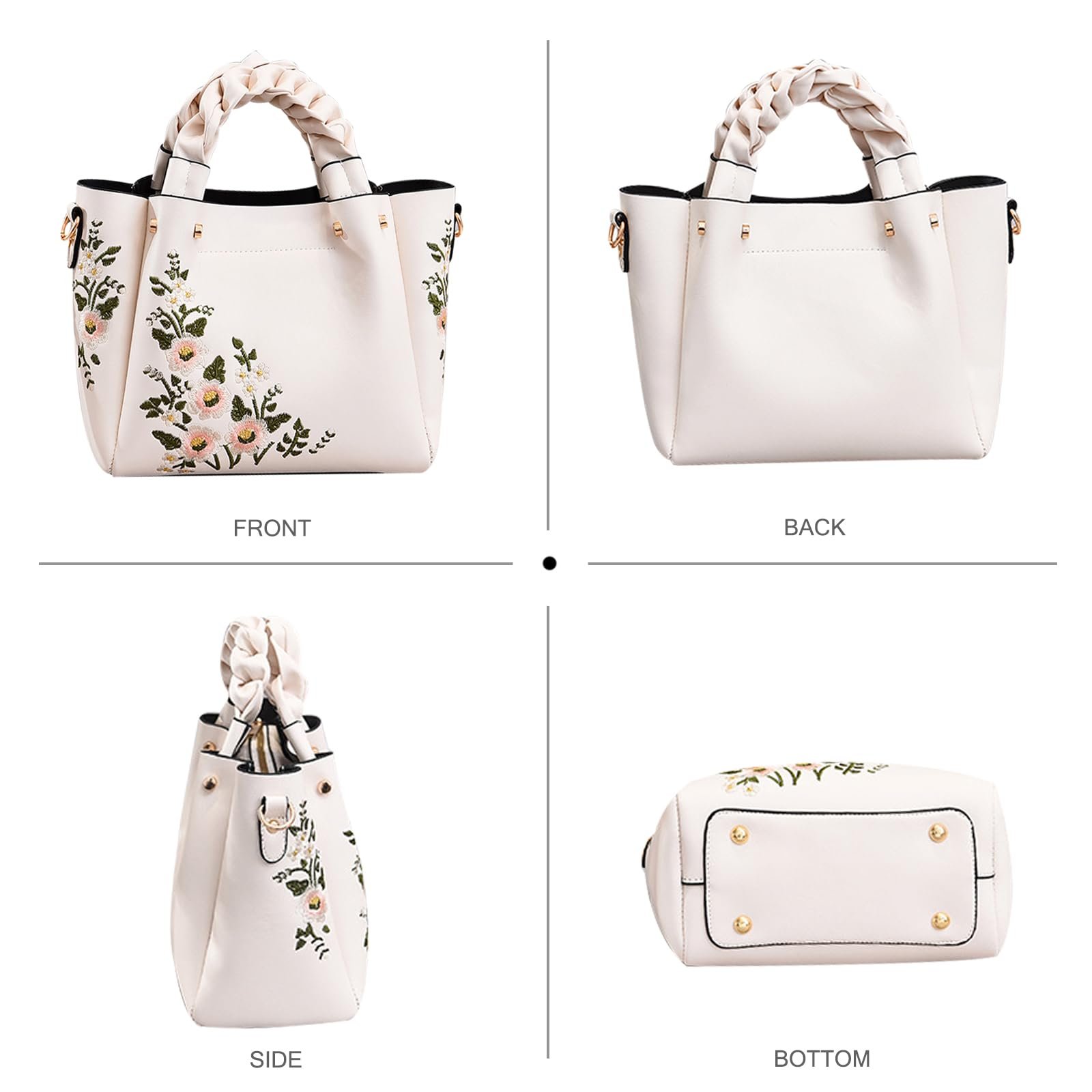 Сумка с короткими ручками NICOLE & DORIS Shopper Элегантная из искусственной кожи, фото №5 Сумка с короткими ручками NICOLE & DORIS Shopper Элегантная из искусственной кожи, фото №5