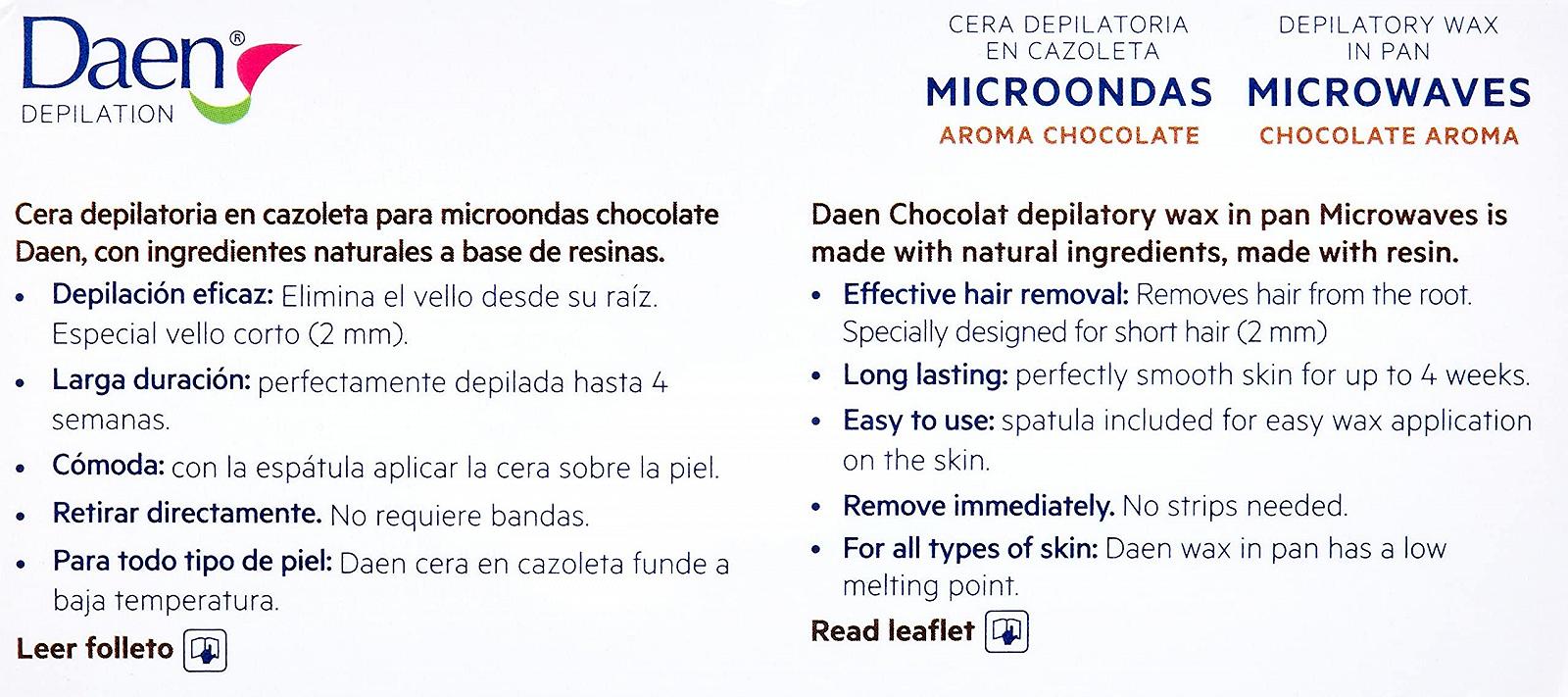 Віск для мікрохвильової печі Daen Chocolate 100 г, фото №4 Віск для мікрохвильової печі Daen Chocolate 100 г, фото №4