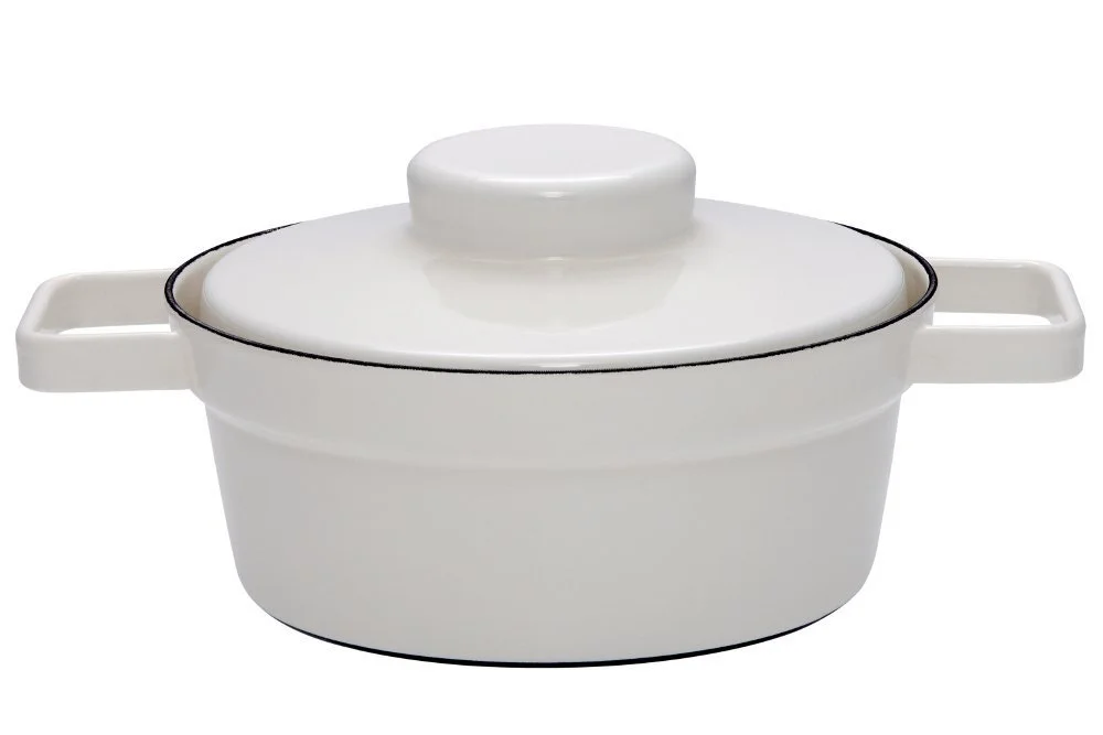 Кастрюля эмалированная 115100 1.25 л 20 см Светло-серая, фото №1