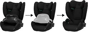 Дитяче автокрісло Cybex Silver Pallas B2 i-Size / ISOFIX / 9-50 кг / від 15 місяців до 12 років / Чорний synthetic.ua - Фото 1
