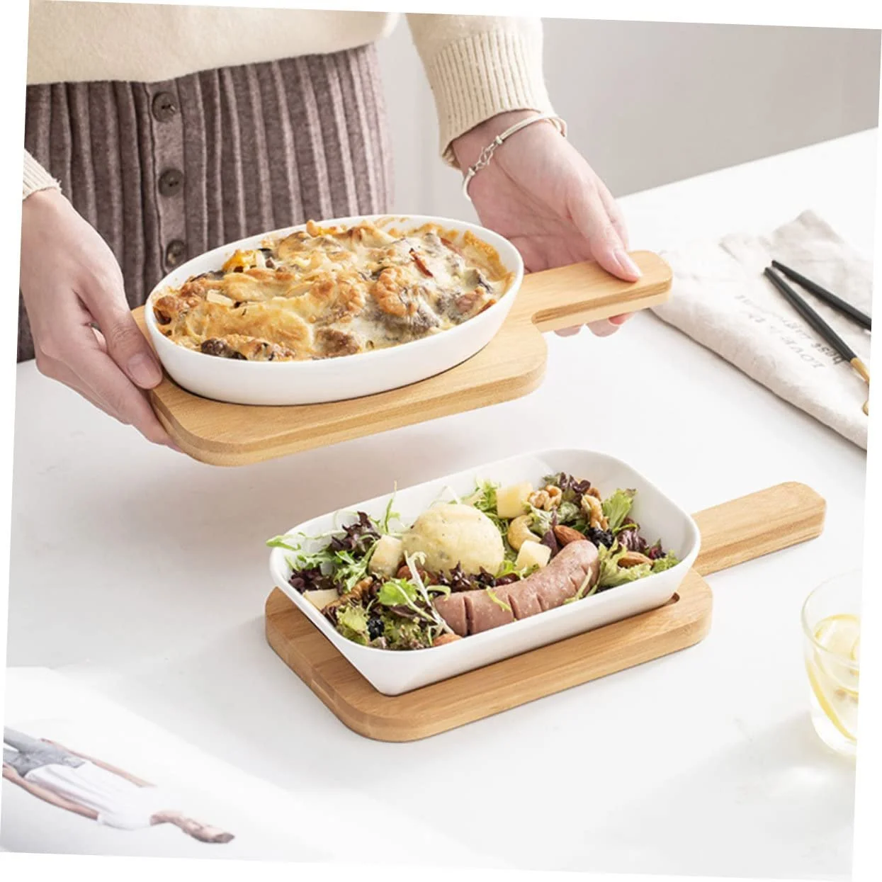 Форма для запекания Cabilock Овальная Керамическая, фото №2