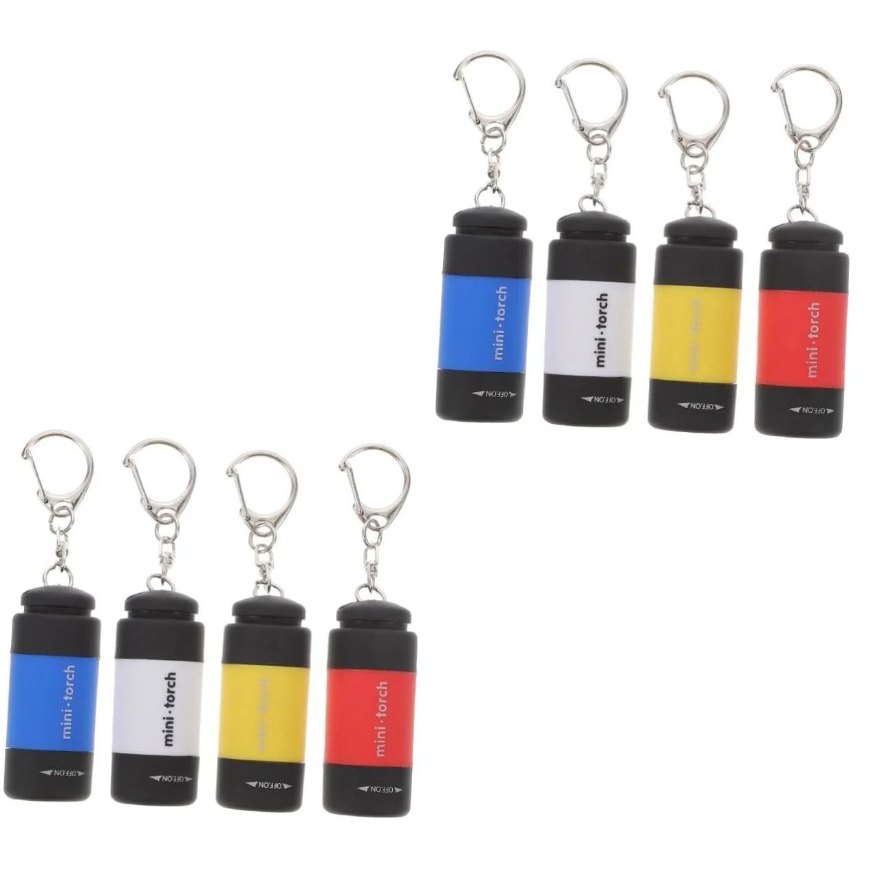 Фонарик-брелок Kisangel Мини USB LED, 8 шт, фото №1 Фонарик-брелок Kisangel Мини USB LED, 8 шт, фото №1