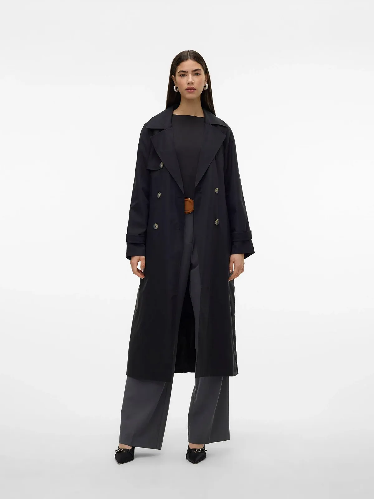 Тренч VERO MODA VMTESSAGOLD Женский, фото №2 Тренч VERO MODA VMTESSAGOLD Женский, фото №2