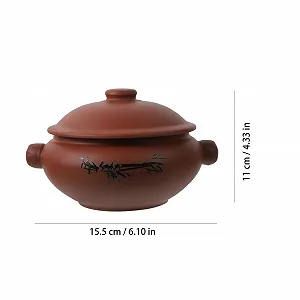 Керамическая кастрюля VALICLUD термостойкая для тушения и приготовления на пару для супа каши десертов synthetic.ua - Фото 1