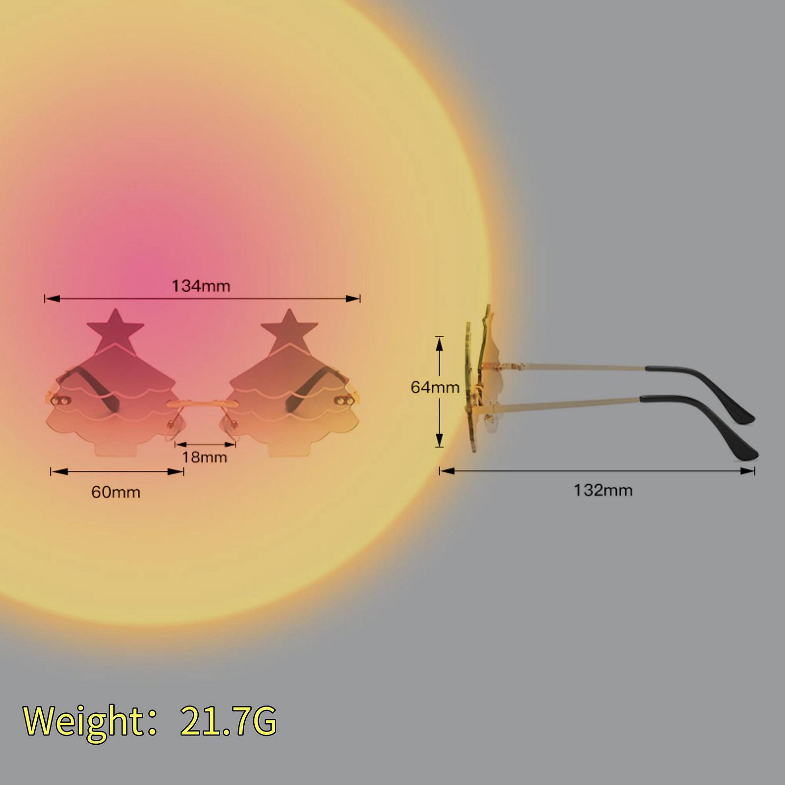 Солнцезащитные очки в форме дерева WDZAYXC, фото №4