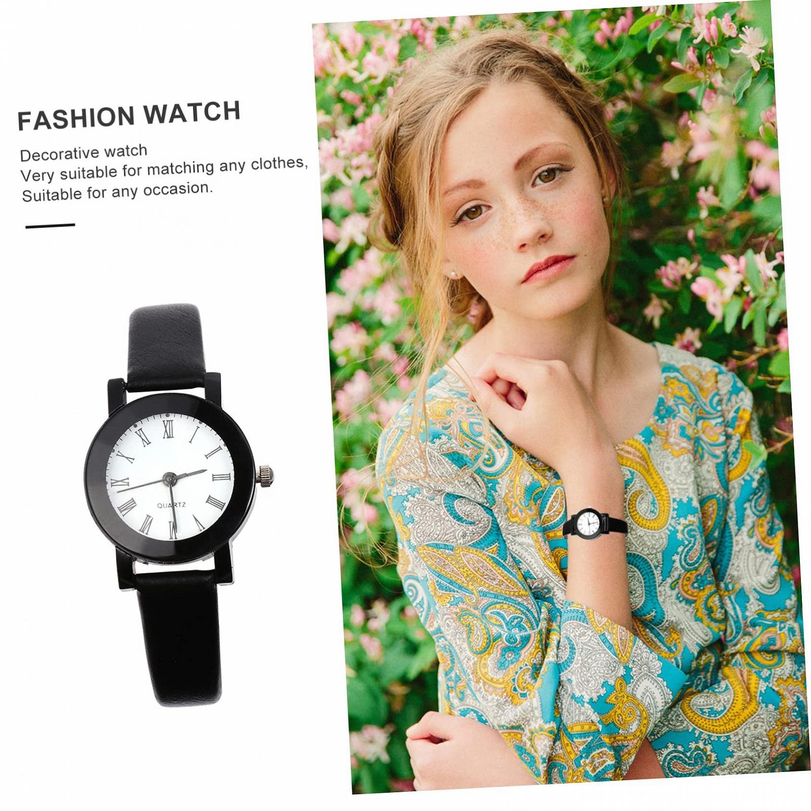 Женские часы LIFKOME с арабскими цифрами, черные, фото №5