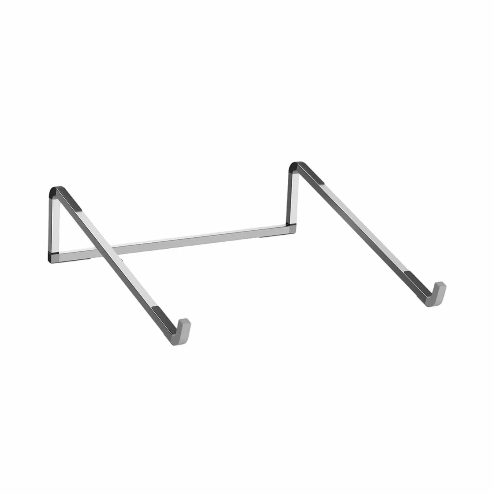 Подставка для ноутбука складная Aluminium Alloy охлаждающая подставка портативная и легкая, регулируемый настольный держатель с функцией охлаждения, фото №1