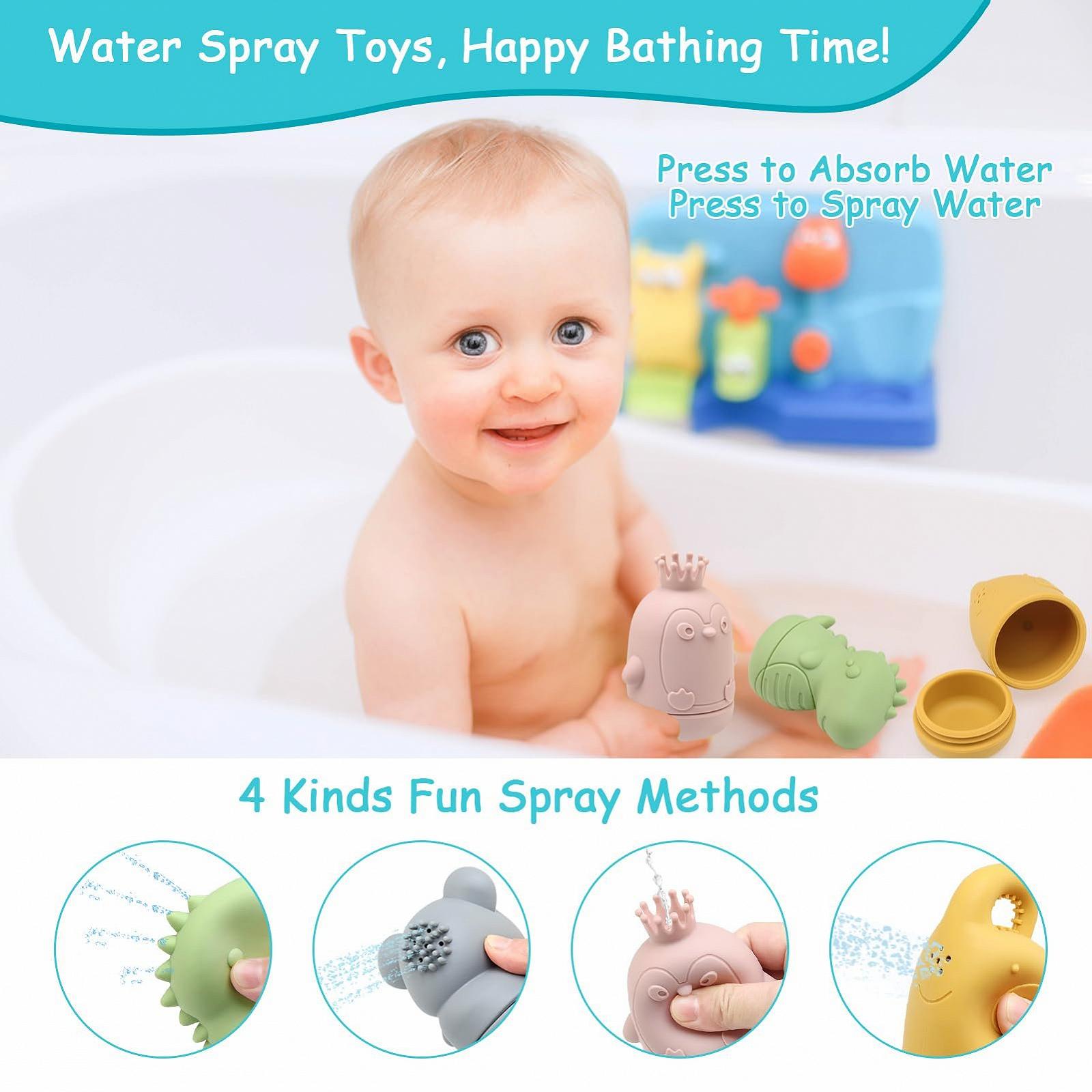 Игрушка для ванны Силиконовые животные, фото №4