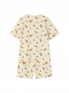 Комплект коротких пижам для мальчиков (2 шт.) VERTBAUDET с тиграми synthetic.ua - Фото 1
