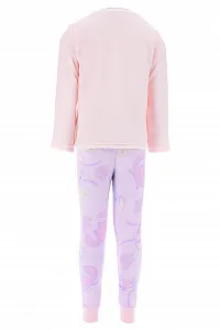 Піжама Disney Lilo and Stitch для дівчат, футболка та довгі велюрові штани synthetic.ua - Фото 1