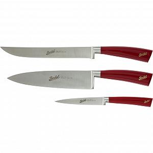 Набір ножів Elegance Chef 3 шт. Червоний - Фото 1