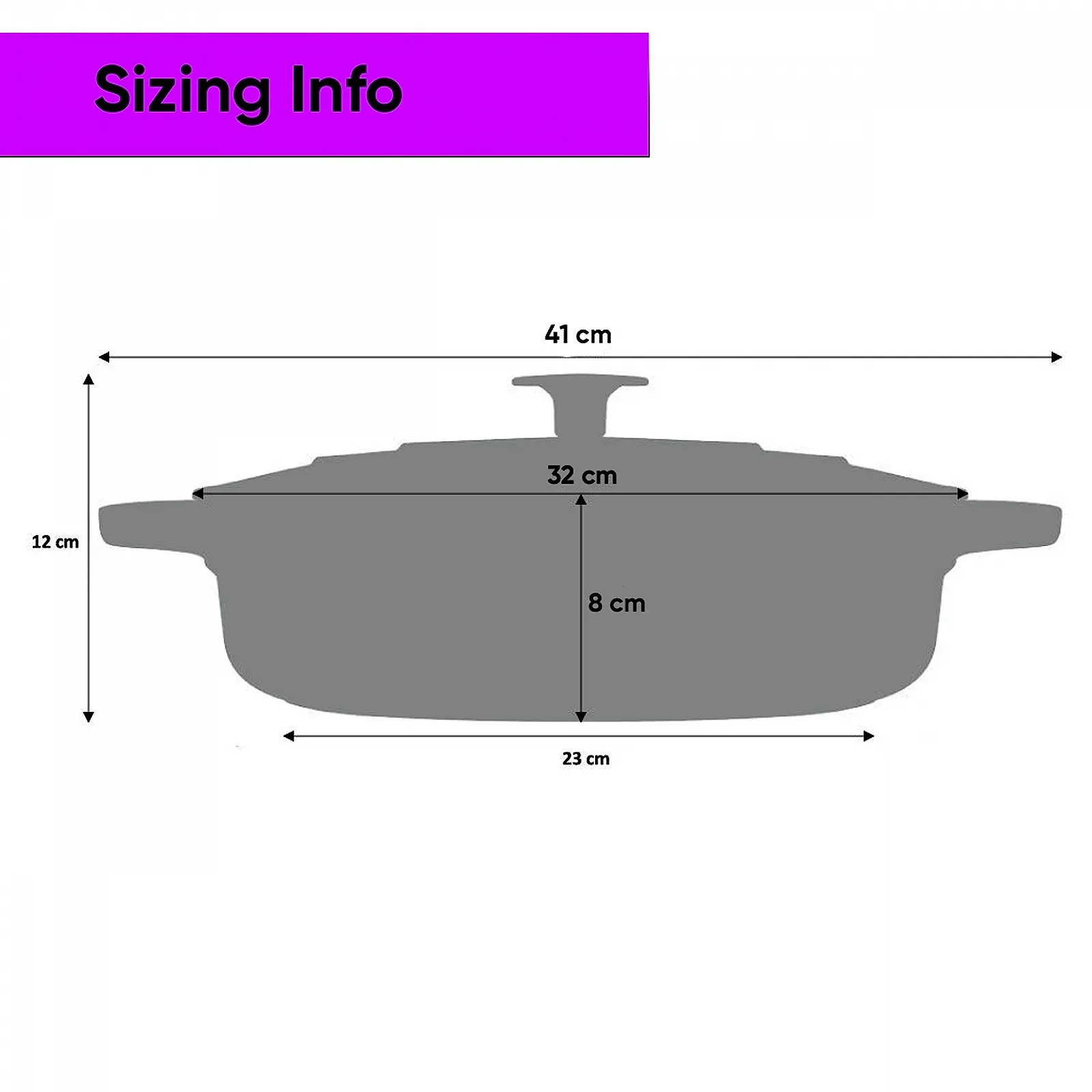 Форма для тушения низкая 32 см с крышкой для индукции, фото №8 Форма для тушения низкая 32 см с крышкой для индукции, фото №8