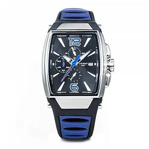 Часы Locman Italy Мужские Tremila Chrono Синий Ref 0550, Спортивный synthetic.ua - Фото 1